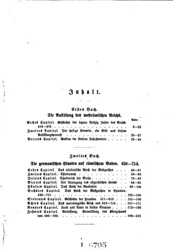 Deutsche Geschichte bis auf Karl den grossen by Georg Kaufmann cover
