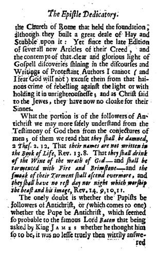 The nullity of the Romish faith, or, A blow at the root of the Romish Church