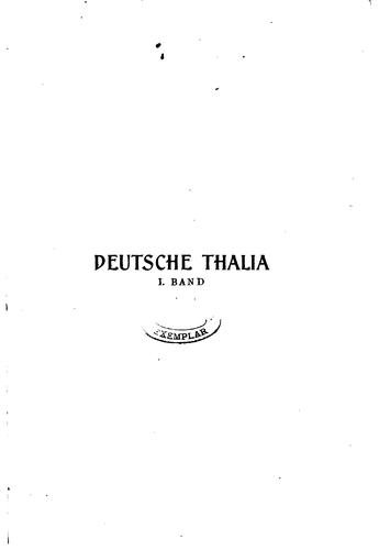 Deutsche Thalia by [name missing] cover