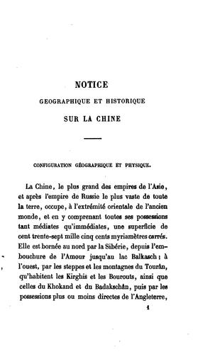 Un Français en Chine pendant les années 1850 à 1856