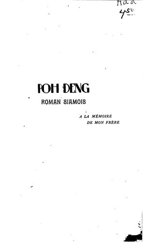 Poh Deng: roman siamois by Paul Louis Rivière cover