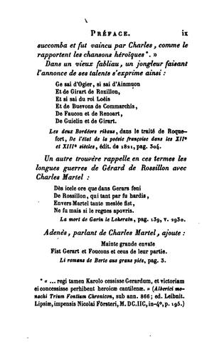 Gérard de Rossillon: Chanson de geste ancienne. Publiée en provençal et en français d'après les ..