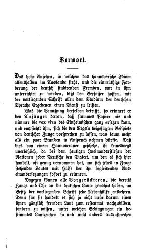 Das Deutsche im Munde des Hannoveraners by Hermann Carl Otto Huss cover