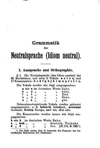 Woerterbuch der Neutralsprache: (idiom Neutral) neutral-deutsch und Deutsch .. by Woldemar Rosenberger cover