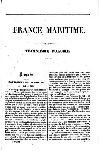 La France maritime by Amédée Gréhan cover