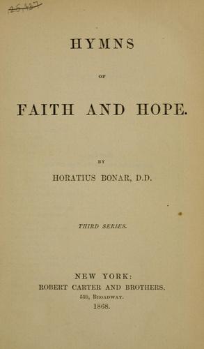 Hymns of faith and hope