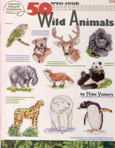 50 wild animals by Mike Vickery cover