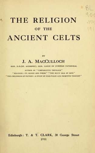The religion of the ancient Celts