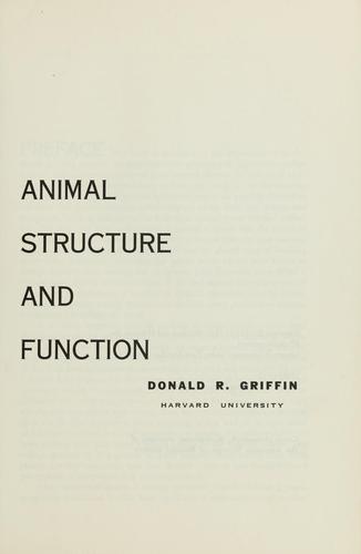 Animal structure and function
