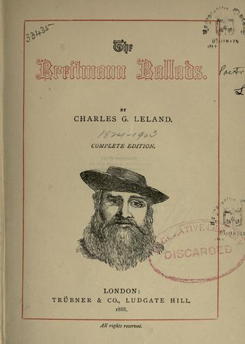 The Breitmann Ballads