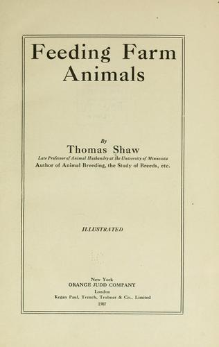 Feeding farm animals