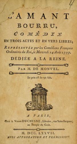 L'amant bourru by Jacques-Marie Boutet de Monvel cover