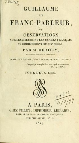 Guillaume de franc-parleur