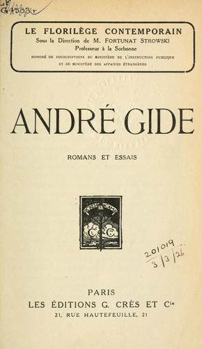 Romans et essais