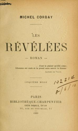 Les révélées by Michel Corday cover