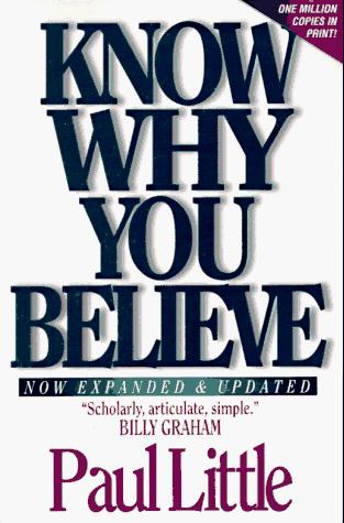 Know why you believe