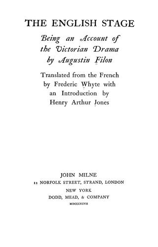 Théâtre anglais