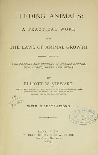Feeding animals by  cover
