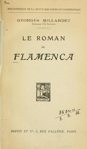 Le roman de Flamenca by Georges Millardet cover