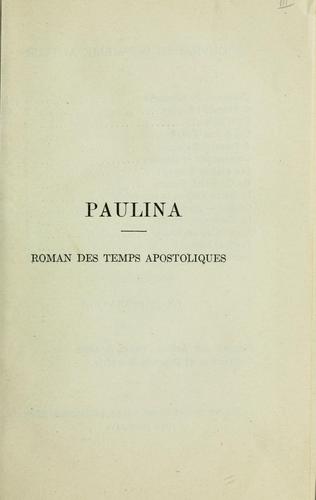 Paulina by A. B. Routhier cover