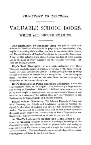 Primary elements of plane and solid geometry