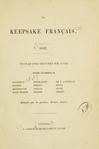 Le keepsake français by  cover