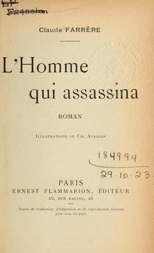 L' home qui assassina by Claude Farrère cover
