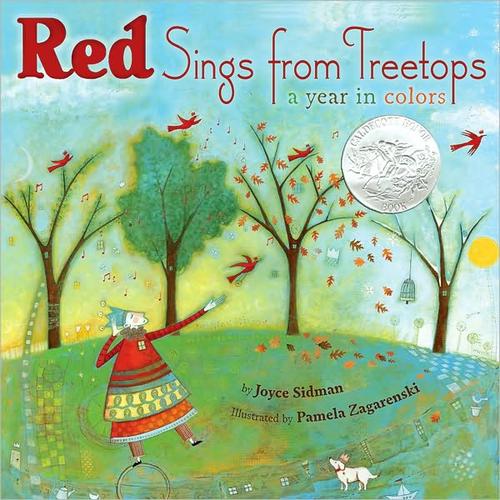 Red sings from treetops by Joyce Sidman, Pamela Zagarenski cover