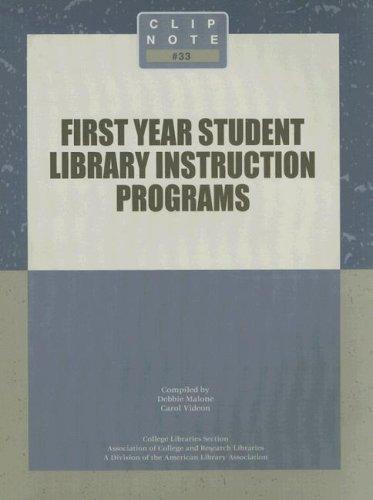 First year student library instruction programs