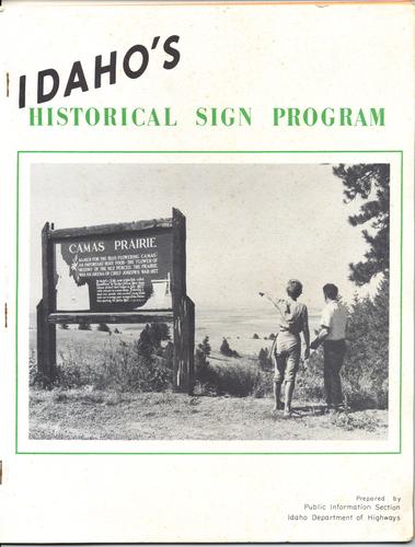 Idaho's historical sign program