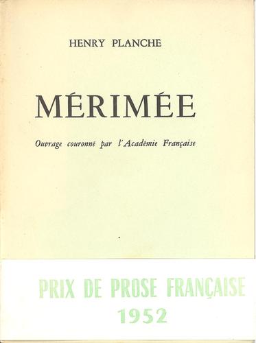 Mérimée by Henry Planche cover