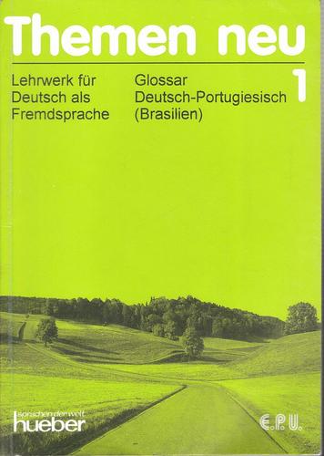 Themen neu 1 Glossar Deutsch- Portugiesisch (Brasilien) by Henrique Silveira de Oliveira, María Helena Voorsluys Battaglia cover