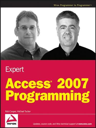 Expert Access 2007 programming