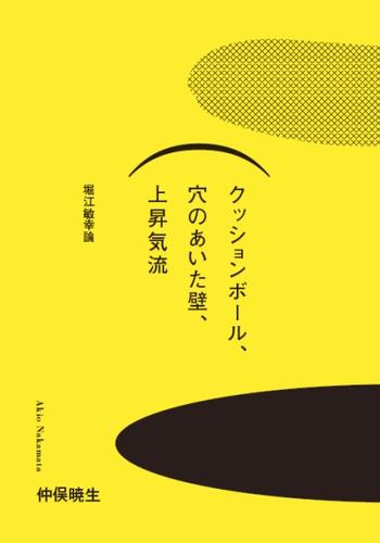 クッションボール、穴のあいた壁、 上昇気流～堀江敏幸論 by Akio Nakamata cover