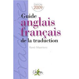 Guide anglais-français de la traduction by René Meertens cover