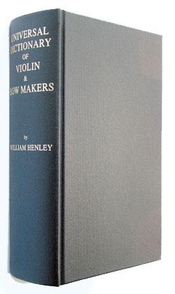 Universal dictionary of violin and bow makers
