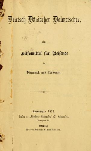 Deutsch-dänischer Dolmetscher by  cover