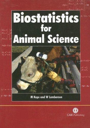 Biostatistics for animal science by Miroslav Kaps cover