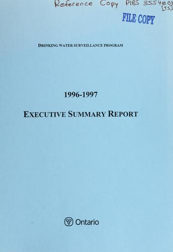 Drinking Water Surveillance Program