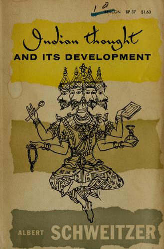 Indian thought and its development