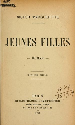 Jeunes filles by Victor Margueritte cover