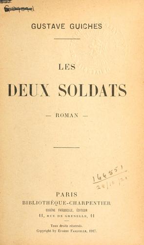 Les deux soldats by Gustave Guiches cover