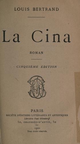 La Cina by Louis Bertrand cover
