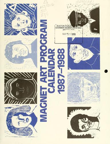 Magnet art program calendar 1987-1988