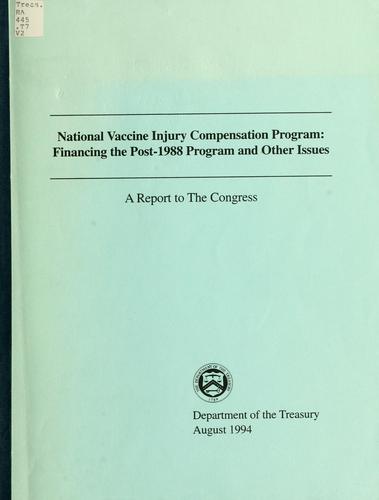National vaccine injury compensation program