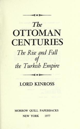 The Ottoman centuries