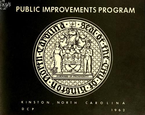 Public improvements program, Kinston, North Carolina