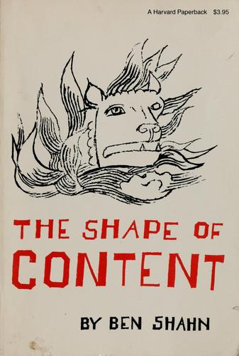 The shape of content