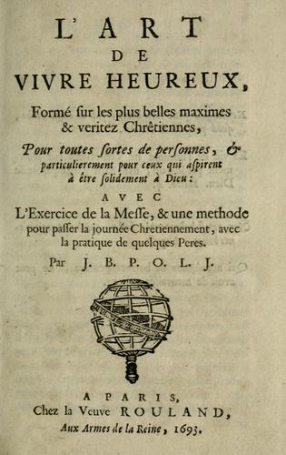 L'art de vivre heureux