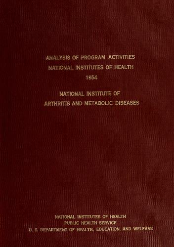 Analysis of NIH program activities